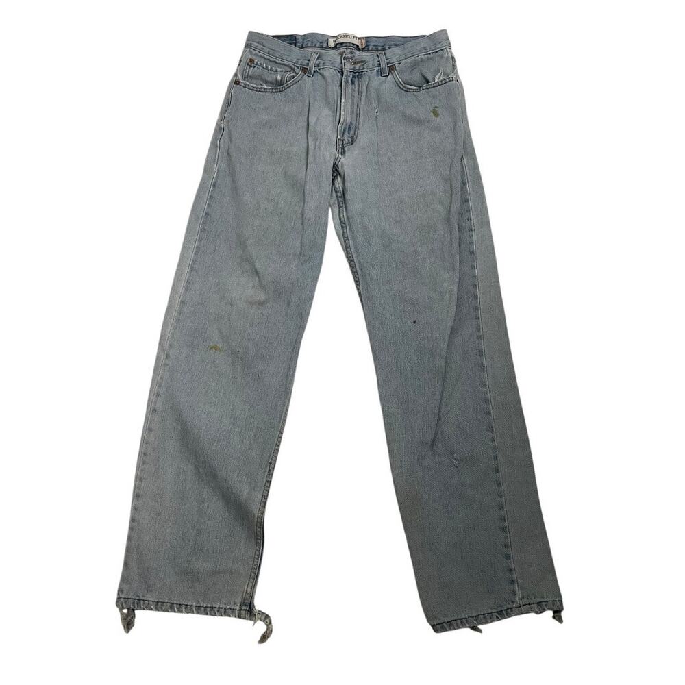 Levi's Mens Jeans 550 Relaxed Distressed destroyed Grunge Thrashed 34x34